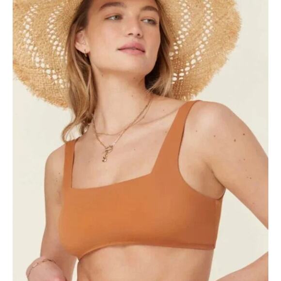 Andie Swim The Barbados Swimsuit Bikini Size XS Chestnut NEW with Tags! - Picture 2 of 11